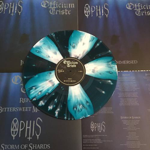 OFFICIUM TRISTE / OPHIS - Immersed - 12''LP (SEABLUE WITH WHITE CORNETTO SPLATTER)