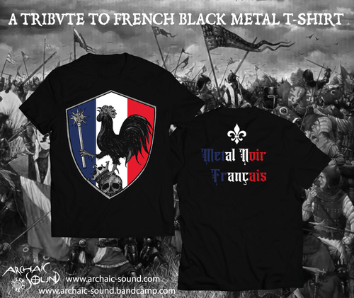 METAL NOIR FRANCAIS - T-SHIRT